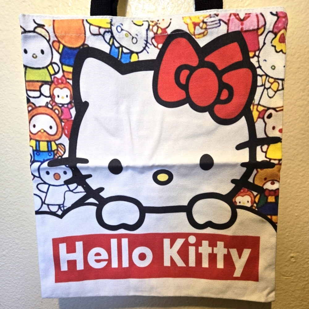 Hello Kitty Canvas Tote Bag